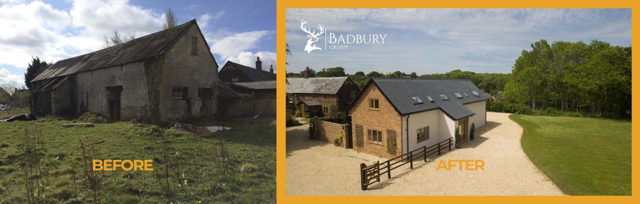 before after Badbury View